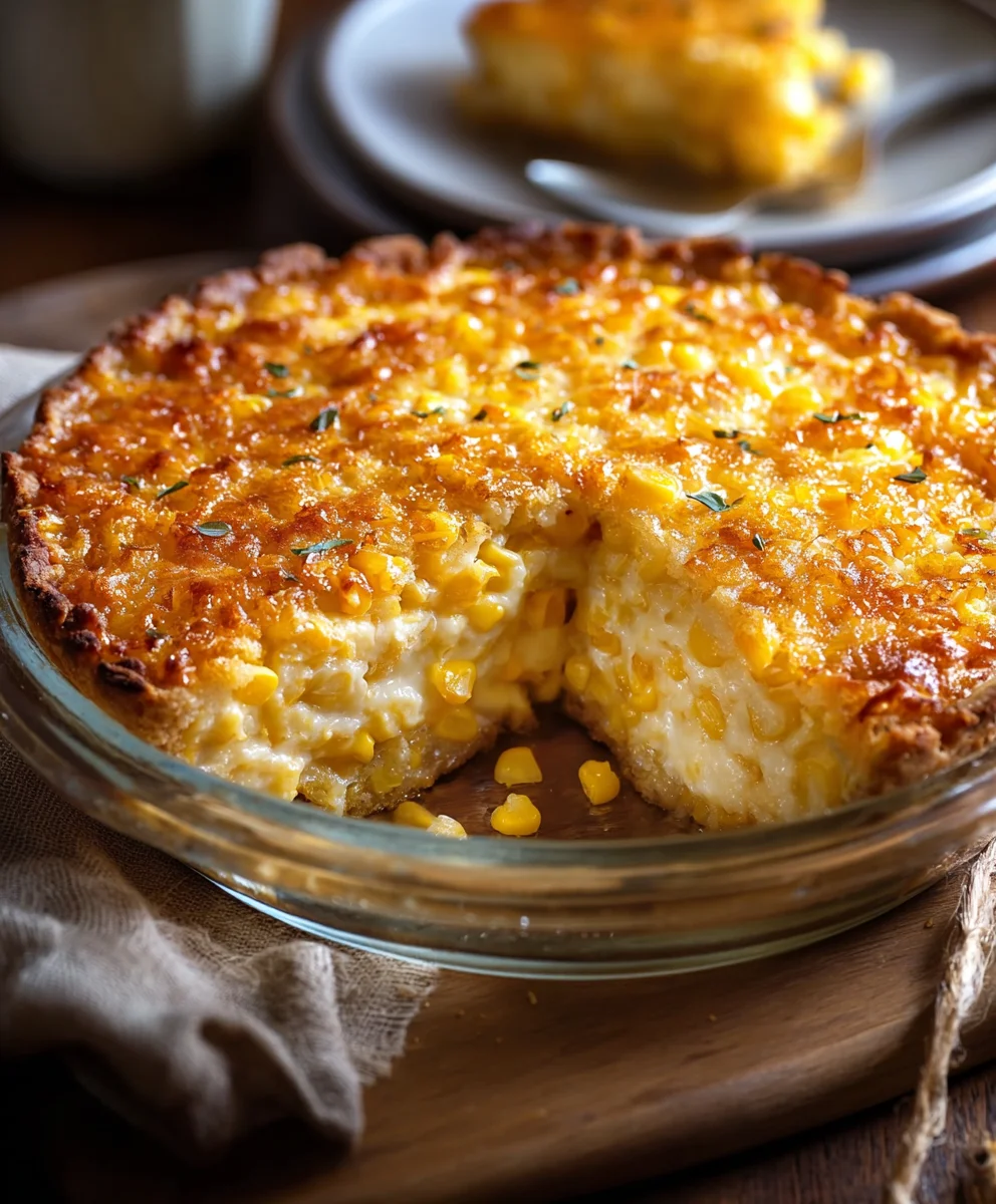 Best Cheddar Sweet Corn Pie – Simple, Creamy, & Flavorful
