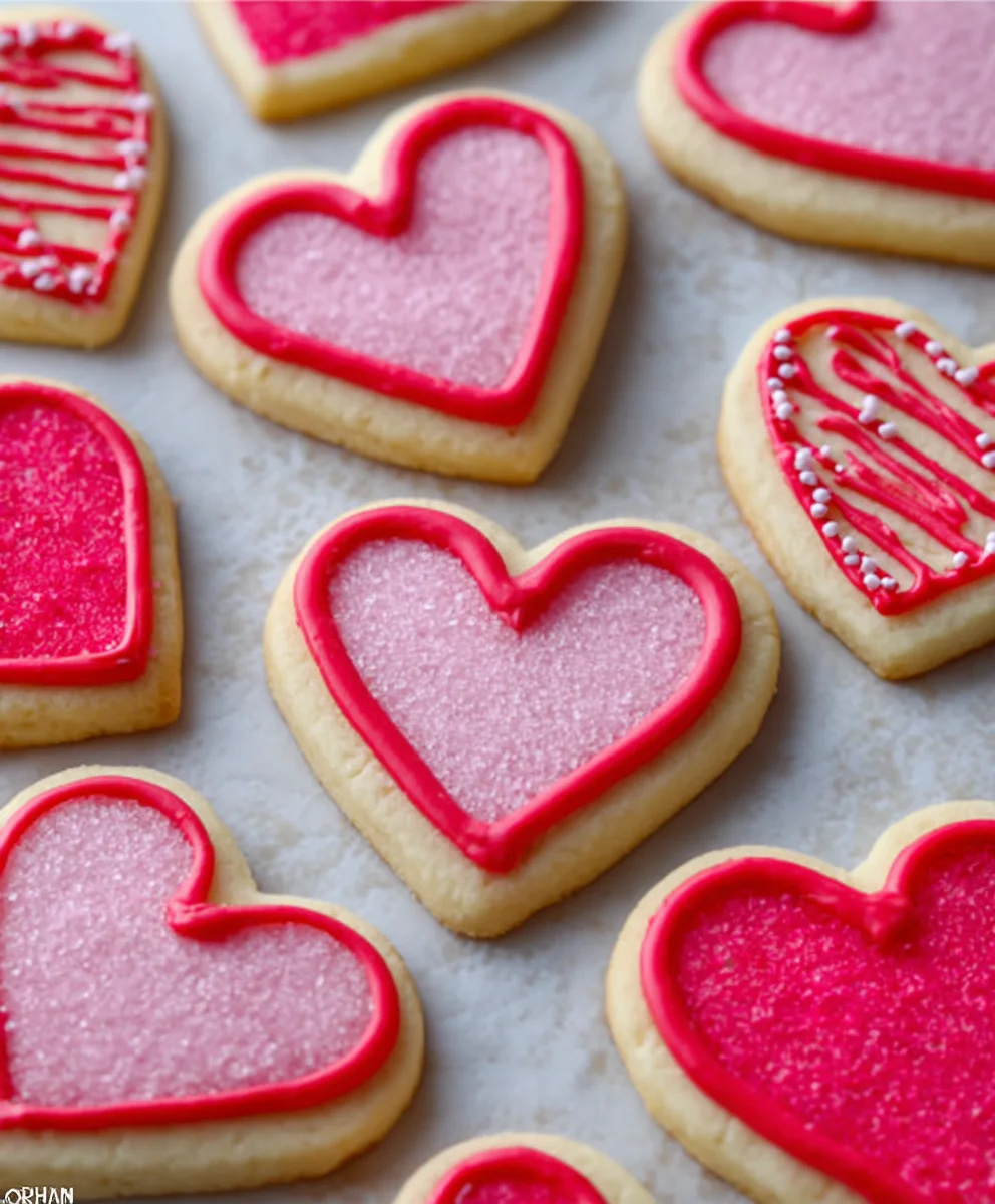 Best Non-Alcohol Valentine Sugar Cookies-Easy Recipe