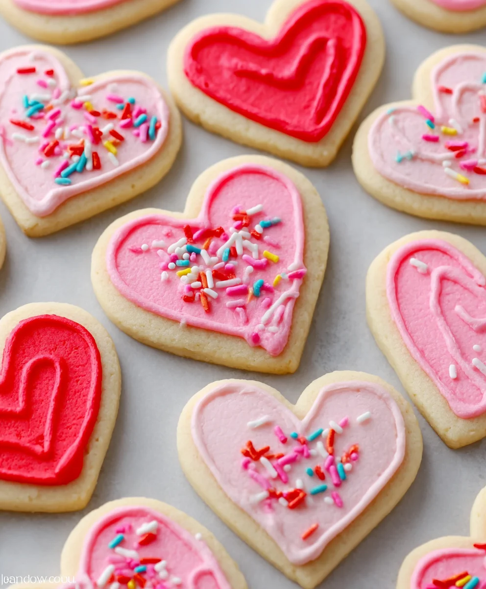 Best Non-Alcohol Valentine Sugar Cookies-Easy Recipe