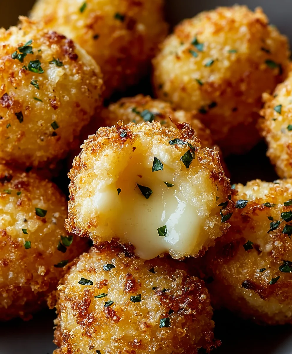 Cheesy Parmesan Mozzarella Bites-Easy Appetizer