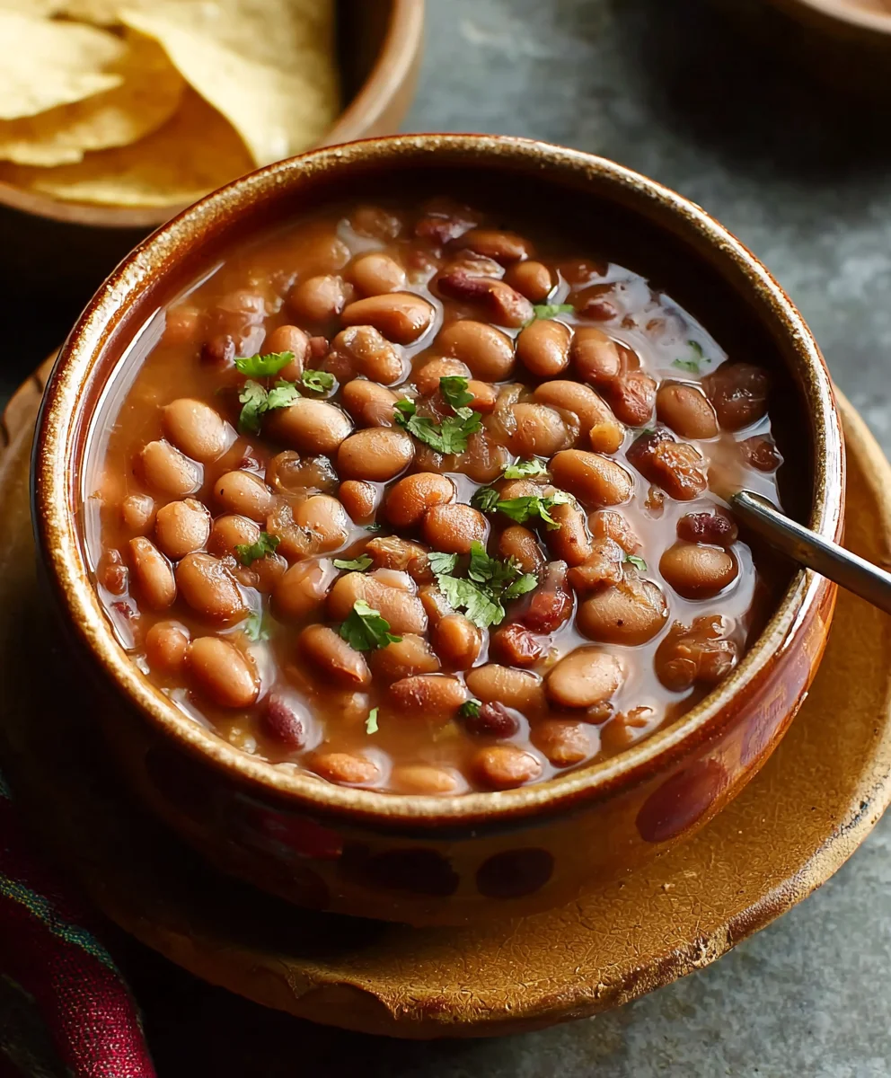 Authentic Frijoles de la Olla-Easy Beef & Bean Recipe