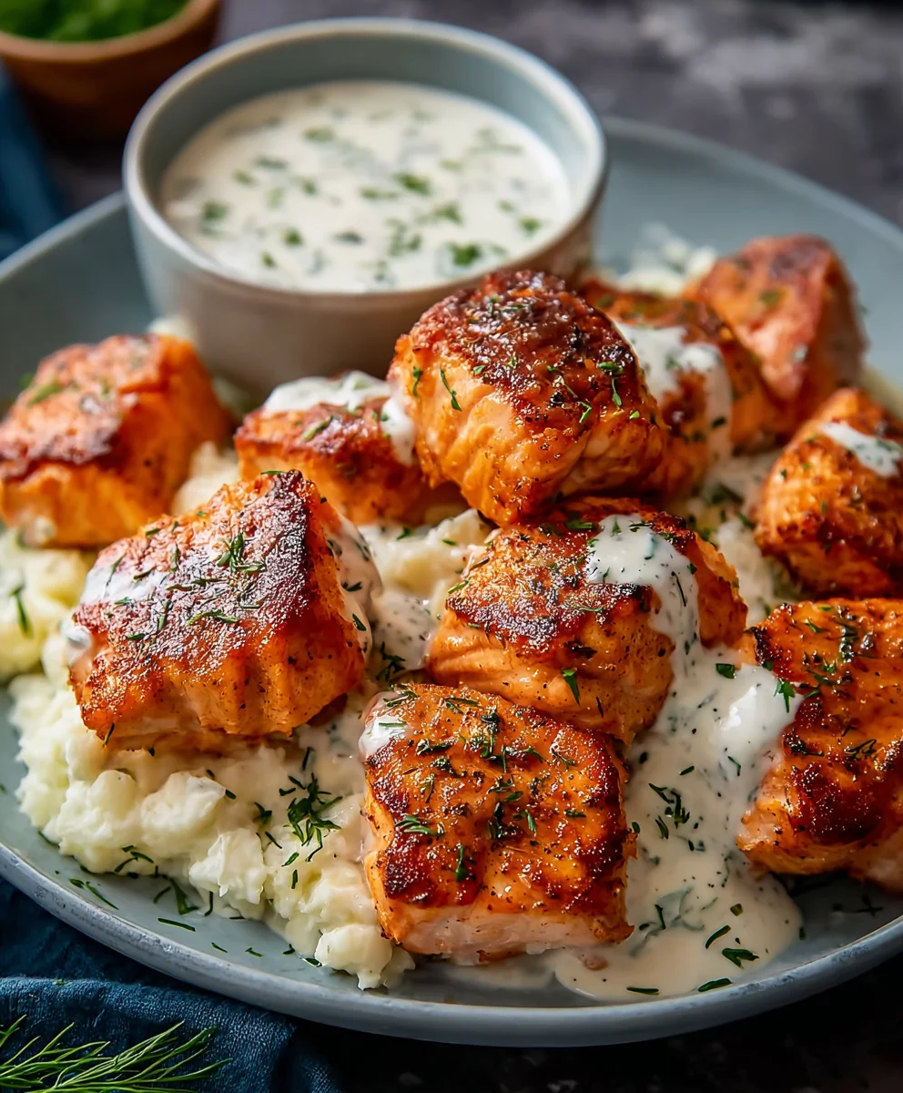 Air Fryer Salmon Bites Easy Delicious Recipe