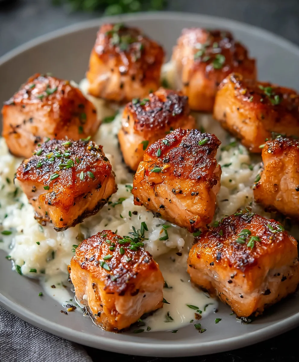 Air Fryer Salmon Bites Easy Delicious Recipe