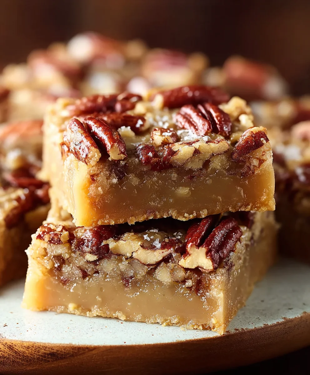 Carolina Pecan Bars-Easy Sweet Treat