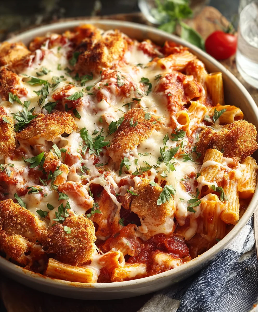 Easy Chicken Parmesan Casserole Recipe