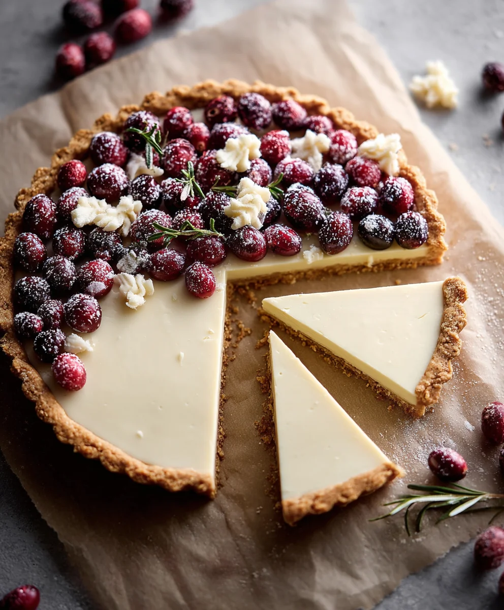White Chocolate Cranberry Tart Recipe - Easy & Delicious
