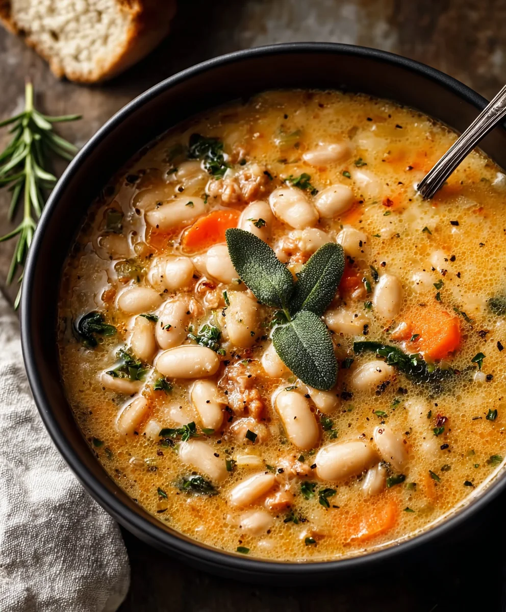 Tuscan White Bean Soup - Hearty & Flavorful Recipe