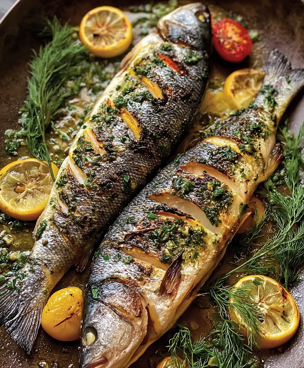 Greek Roasted Branzino- Easy & Delicious Fish Recipe