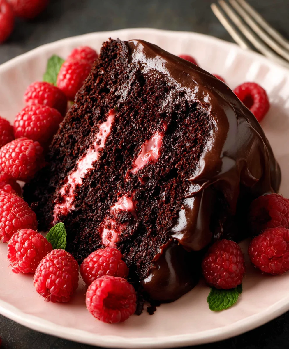Decadent Chocolate Raspberry Cake Recipe