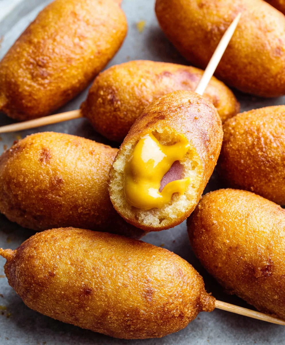 Easy Homemade Mini Beef Corn Dogs-Kid Friendly Recipe