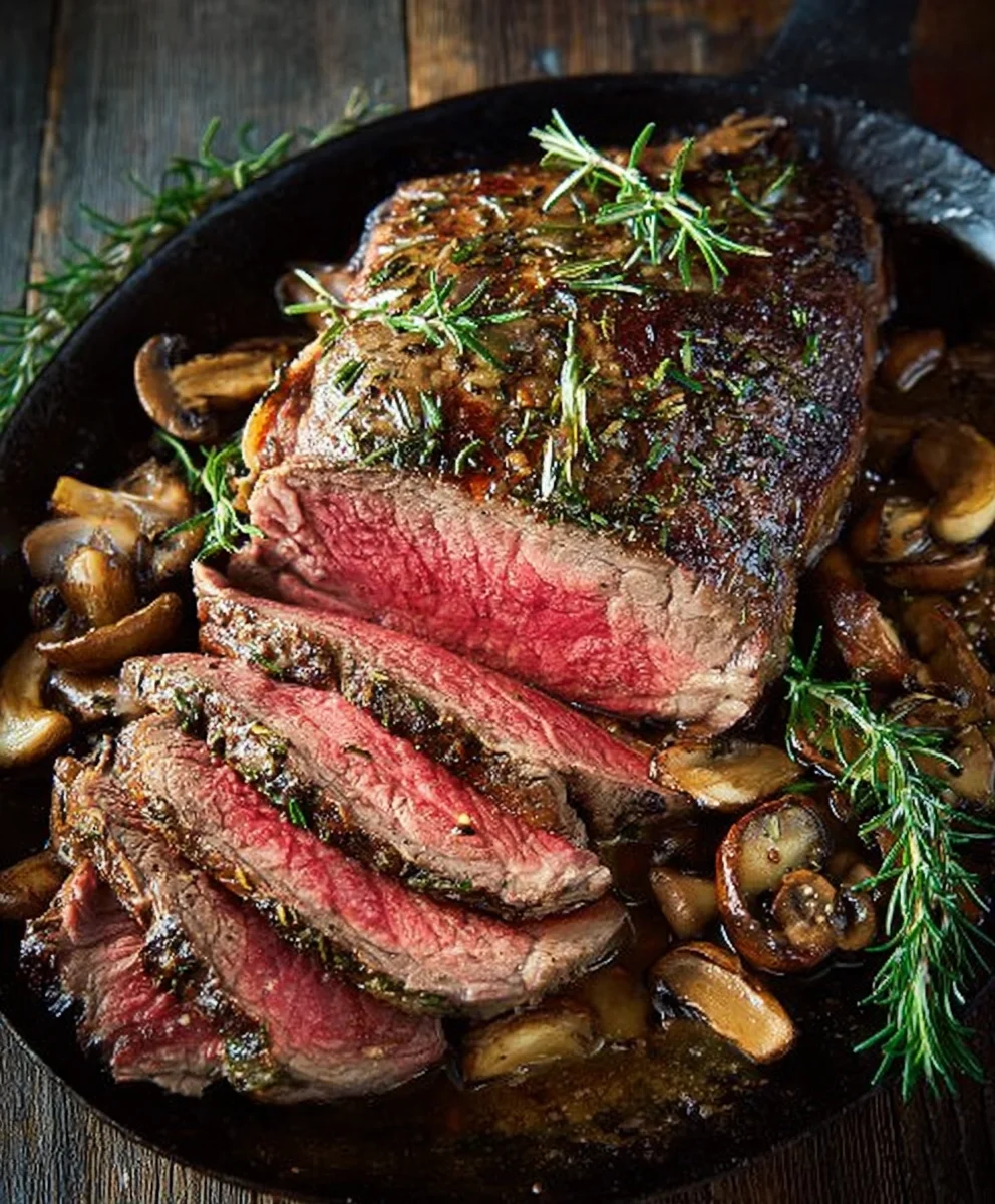 Rosemary Garlic Roast Beef - Easy & Flavorful
