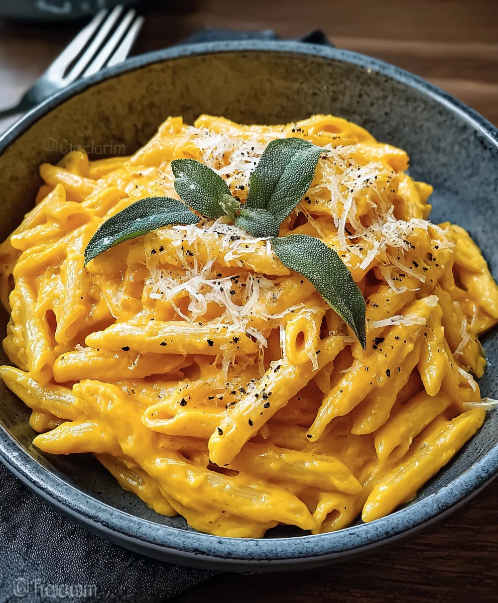 Creamy Pumpkin Pasta - Easy Fall Comfort Food