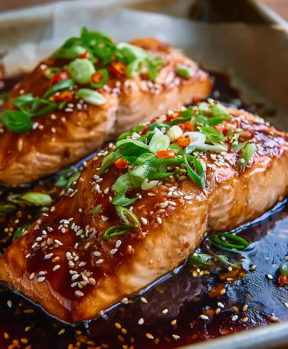 Easy Baked Teriyaki Salmon Recipe-Quick Dinner Idea