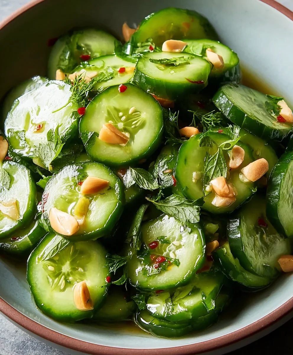 Refreshing Thai Beef Cucumber Salad - Easy Recipe