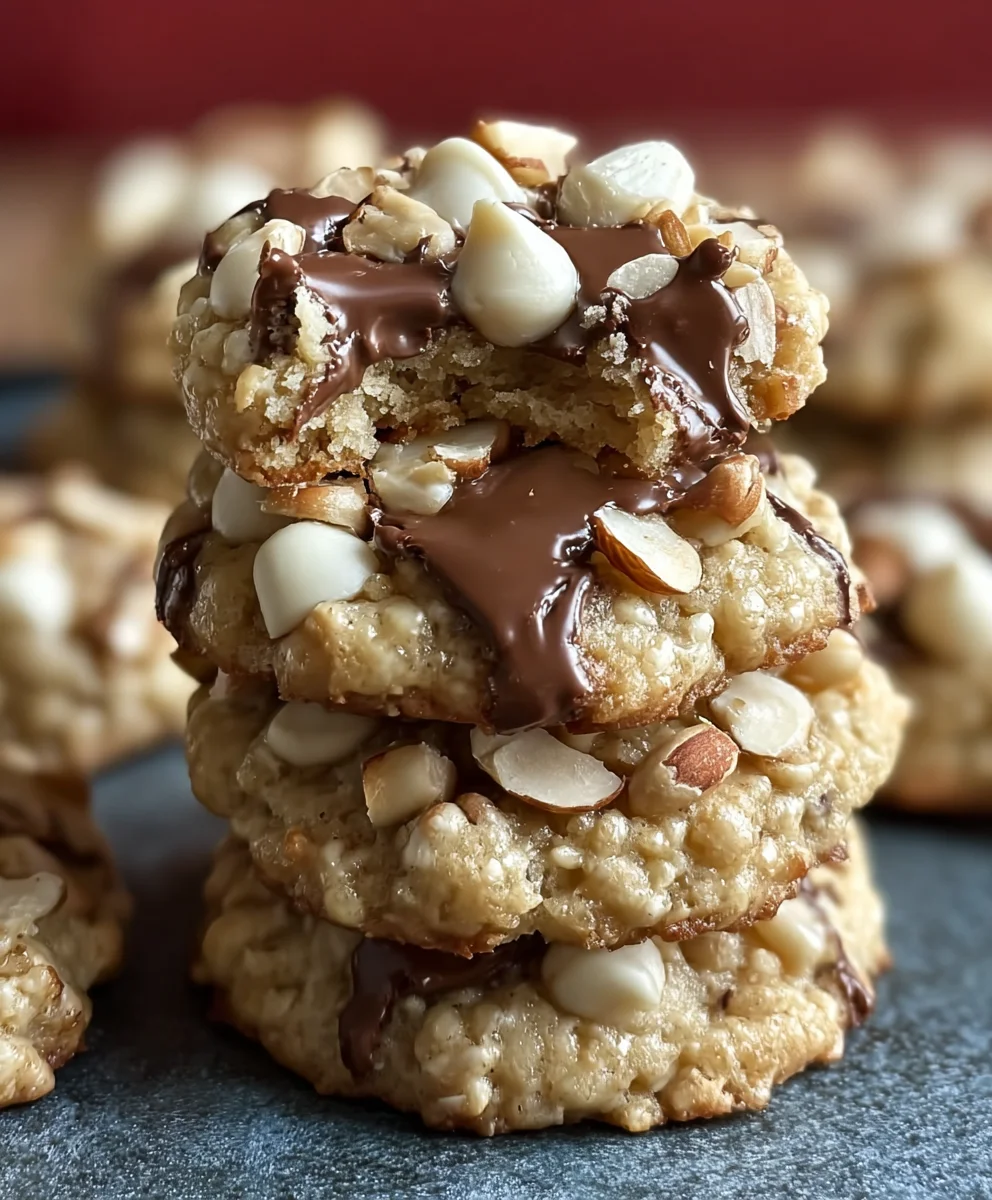 Easy Almond Bark Cookies-Holiday Treat