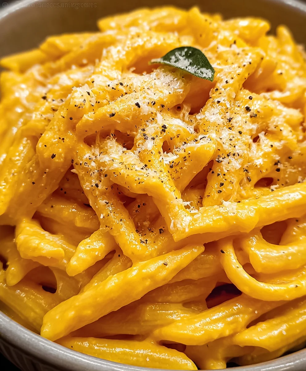 Creamy Pumpkin Pasta - Easy Fall Comfort Food