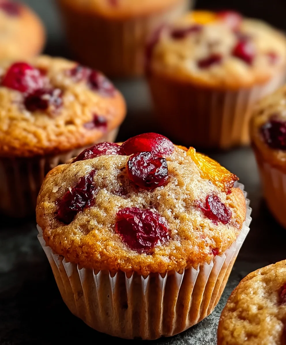 Orange Cranberry Muffins - Zesty Flavor Burst