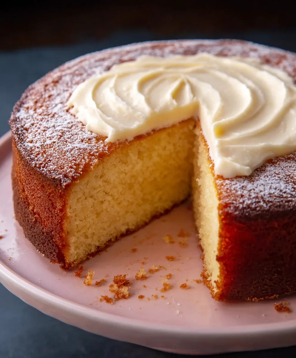 Easy Sour Cream Cake Recipe-Moist & Delicious