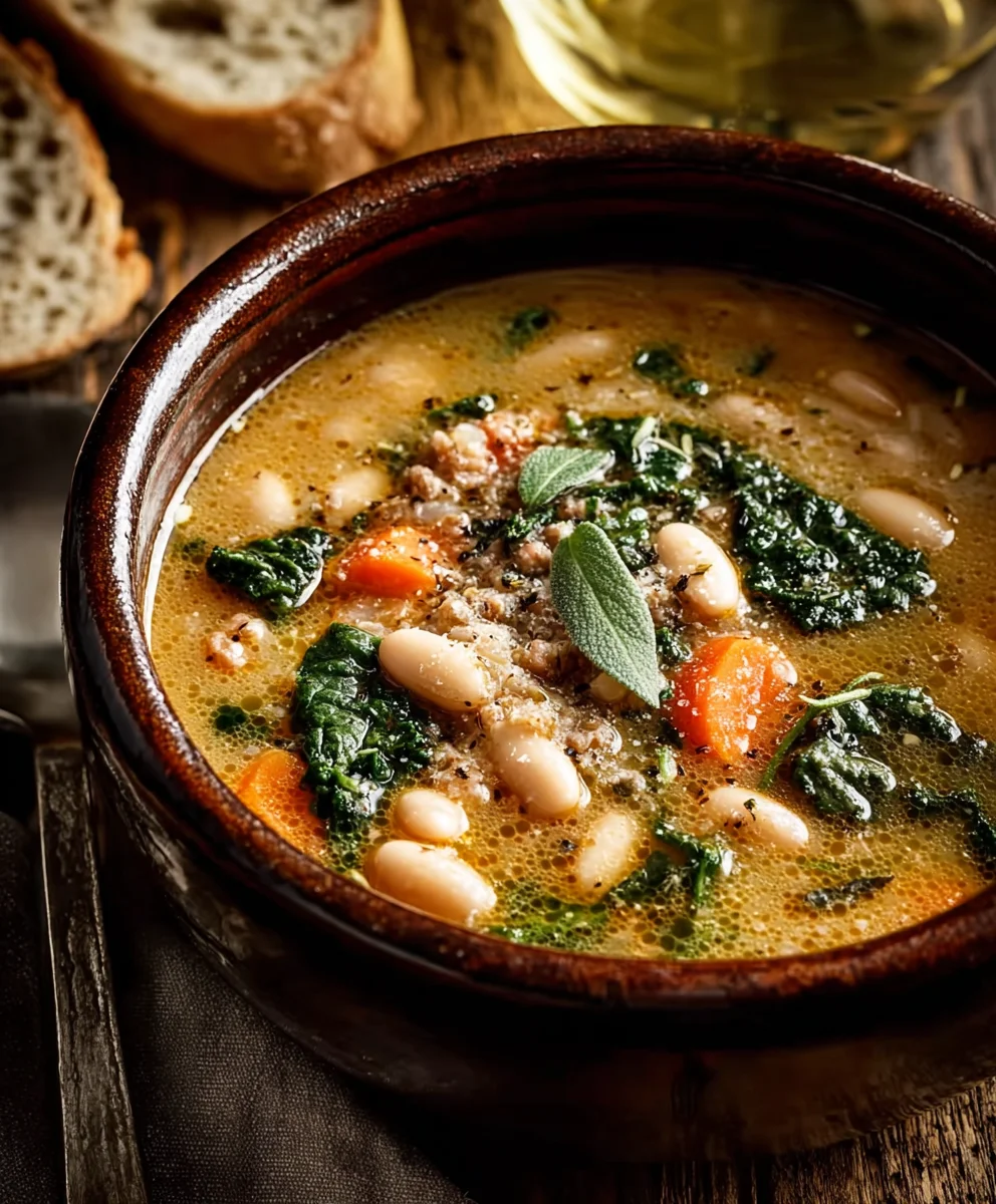 Tuscan White Bean Soup - Hearty & Flavorful Recipe