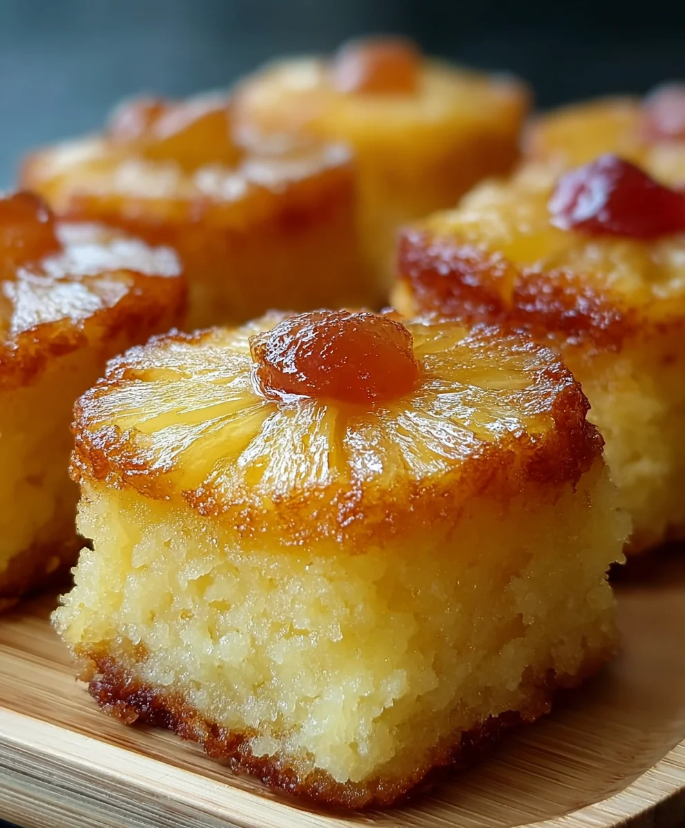 Easy Mini Pineapple Cakes- Delicious Tropical Dessert