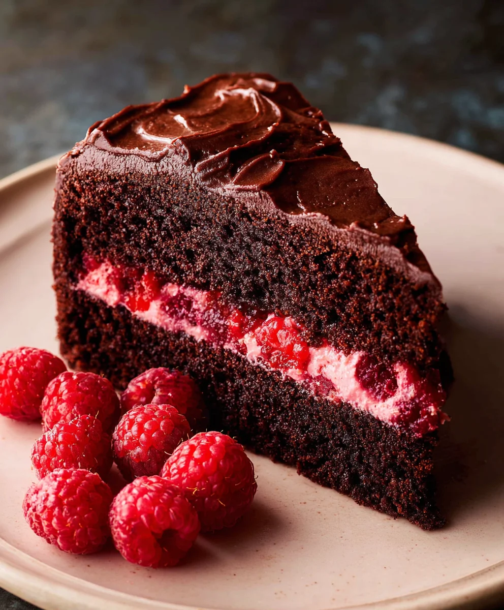 Decadent Chocolate Raspberry Cake Recipe