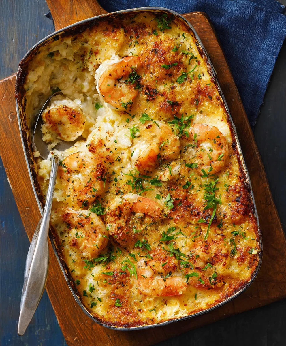 Easy Shrimp Casserole Recipe-Comfort Food