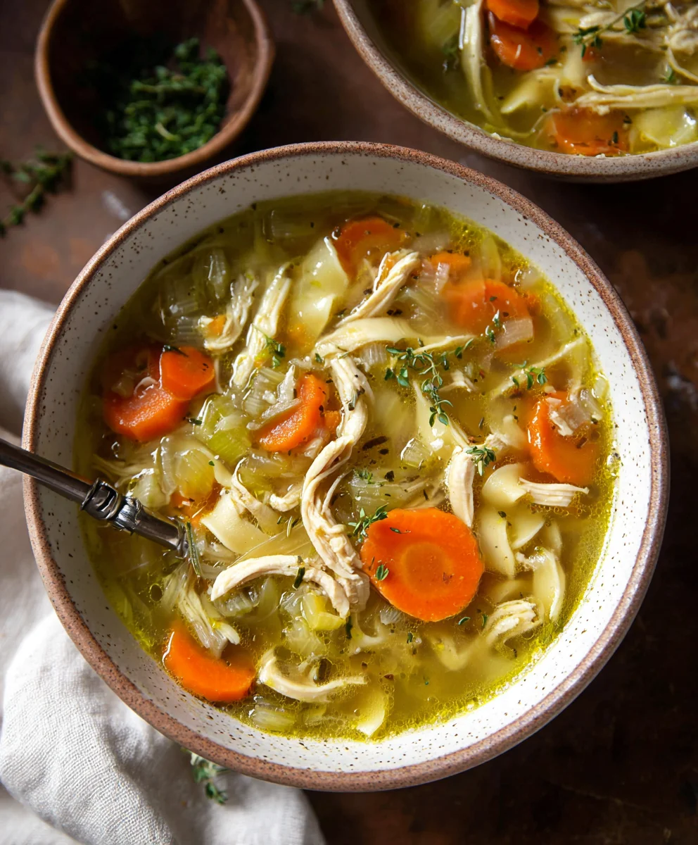 Easy Homemade Chicken Soup Recipe-Comfort Food