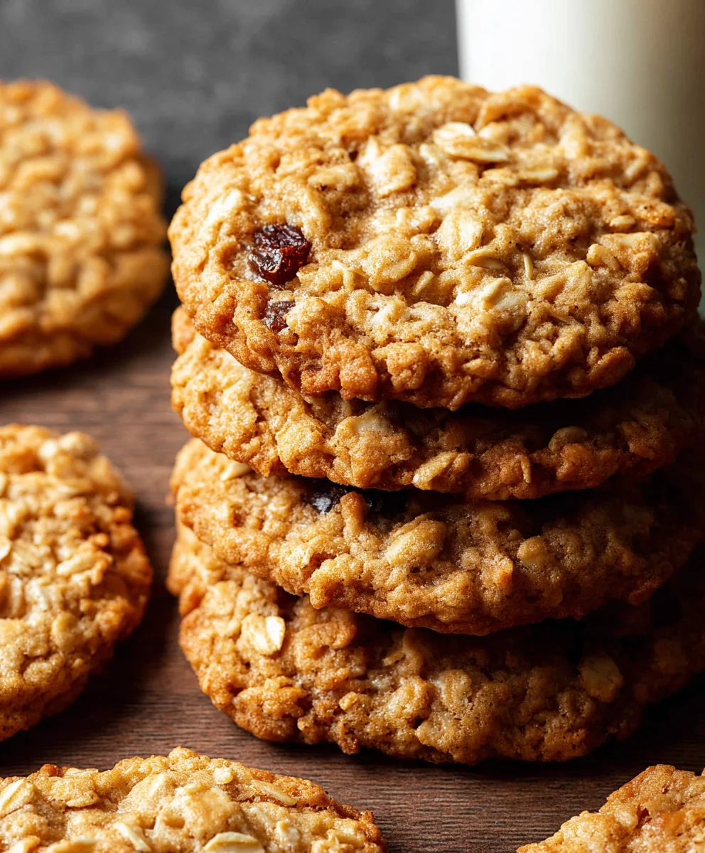 Delicious Chewy Oatmeal Cookies - Easy Recipe