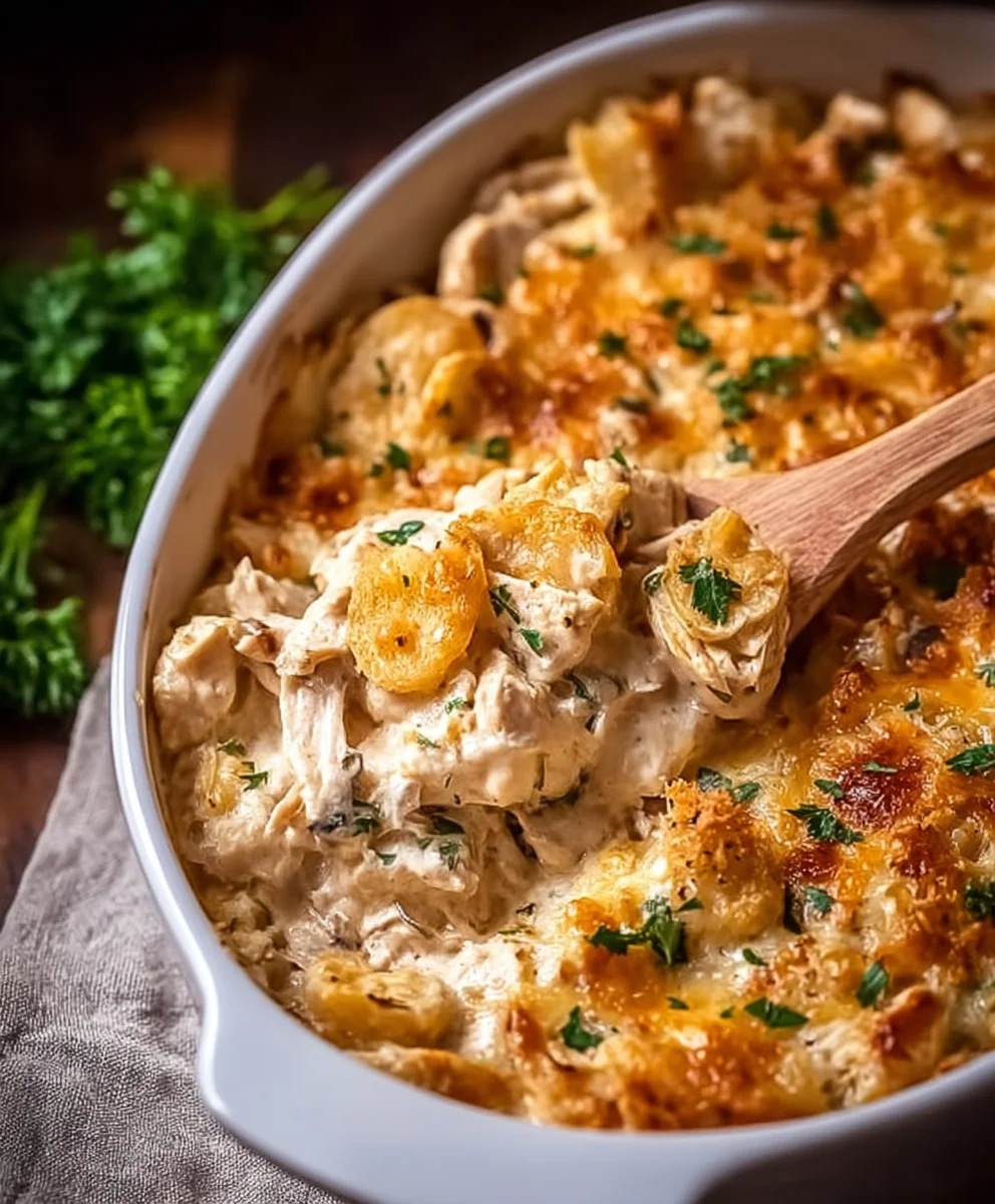 Million Dollar Chicken Casserole-Easy Comfort Food