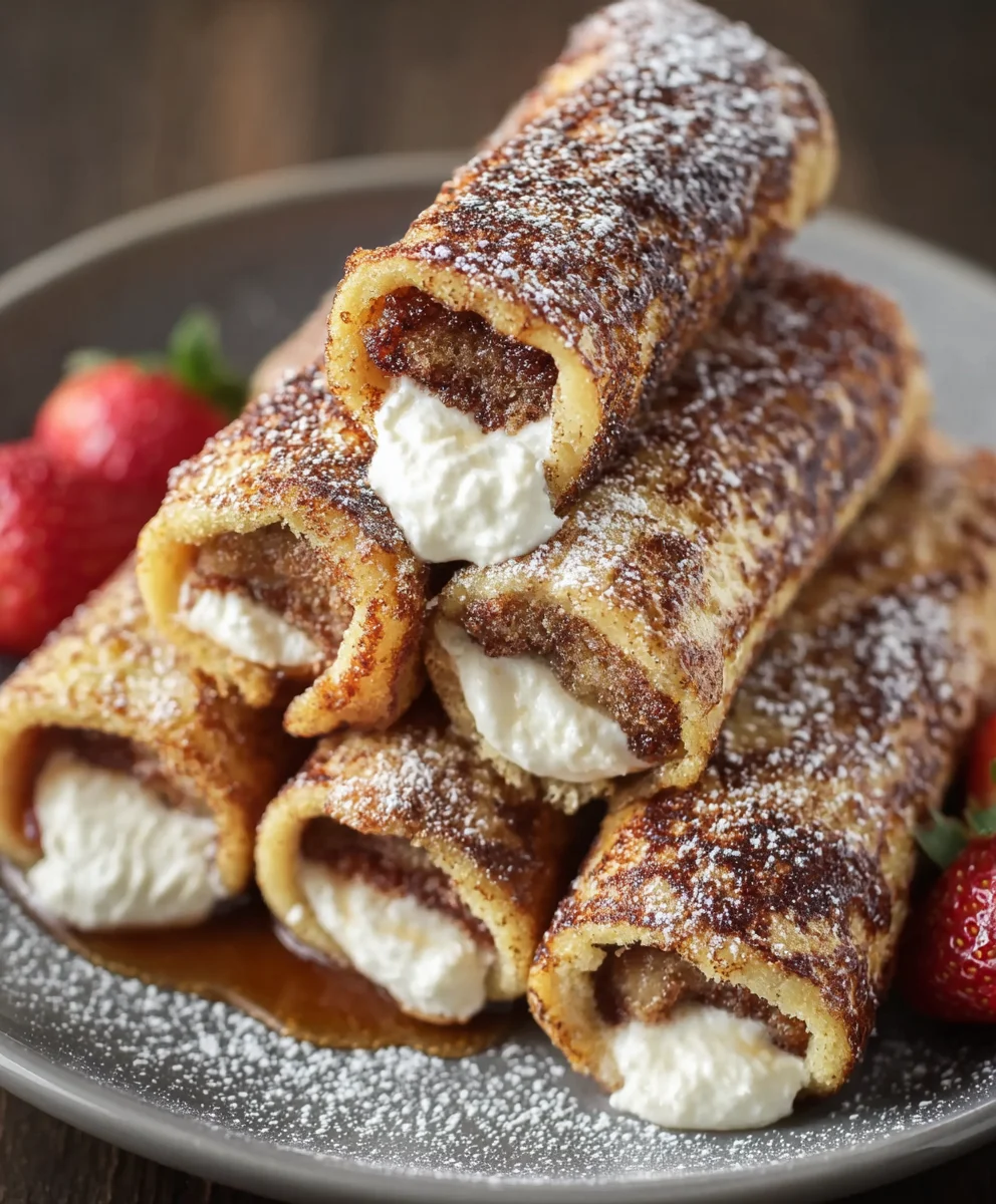 Easy French Toast Roll-Ups - Quick Breakfast Treat
