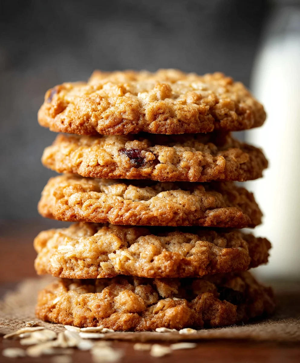 Delicious Chewy Oatmeal Cookies - Easy Recipe