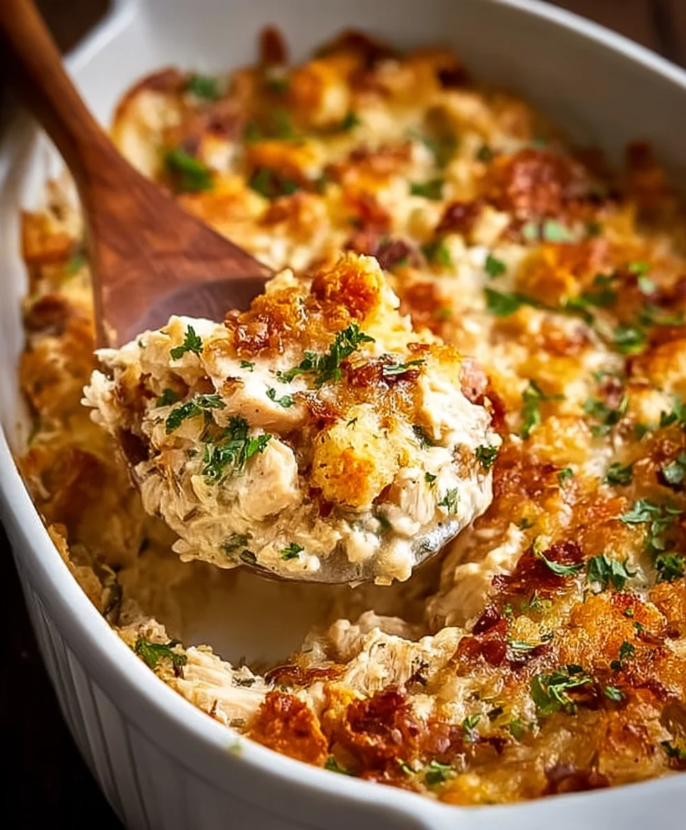 Million Dollar Chicken Casserole-Easy Comfort Food