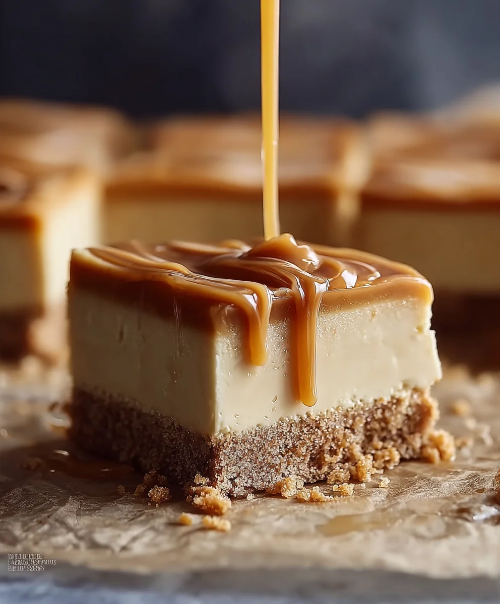 Decadent Caramel Cheesecake Slice Recipe