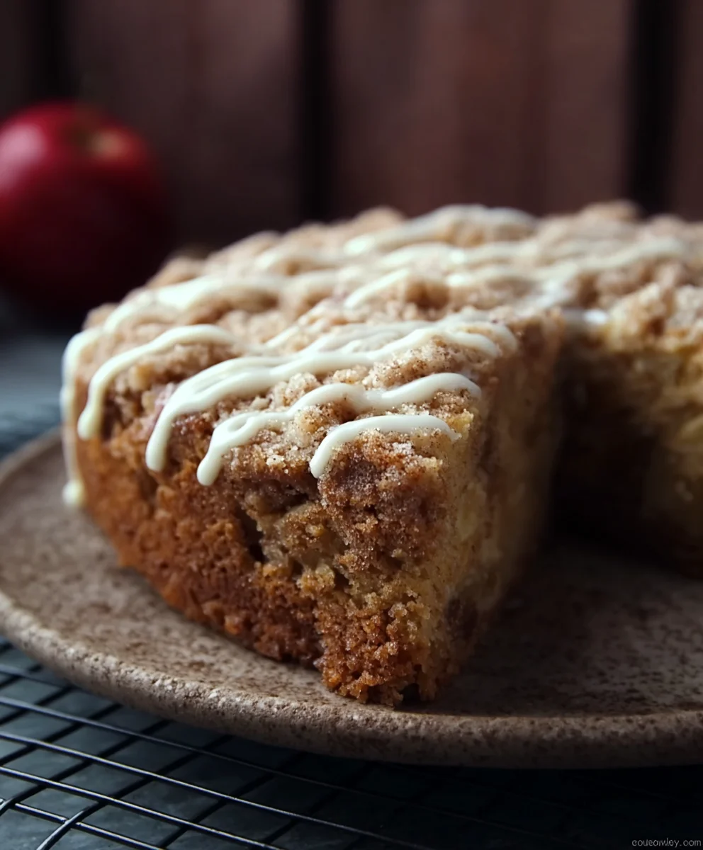 Apple Crum extractble Cake-Delicious Non-Non-Alcoholic Alternative Treat