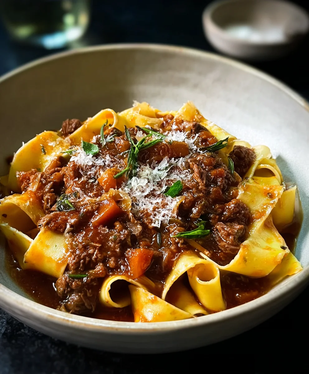 Hearty Beef Ragu with Pappardelle - Slow Cooked Pasta