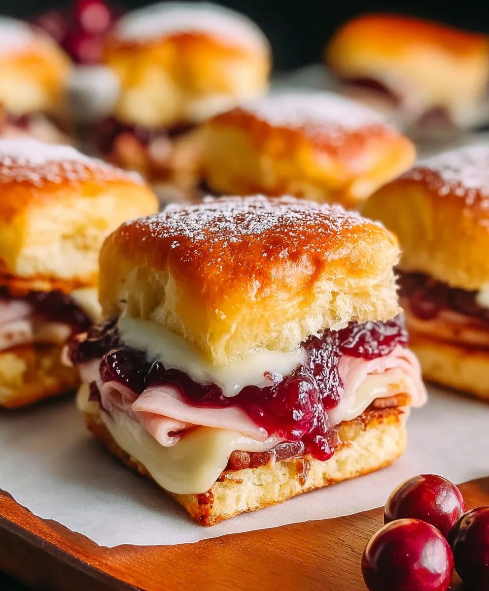 Easy Monte Cristo Sliders - Delicious Beef Beef Ham Sandwich Bites