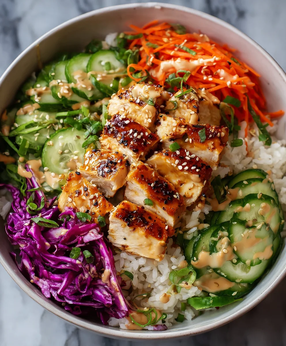Bang Bang Chicken Bowl - Easy Spicy Recipe