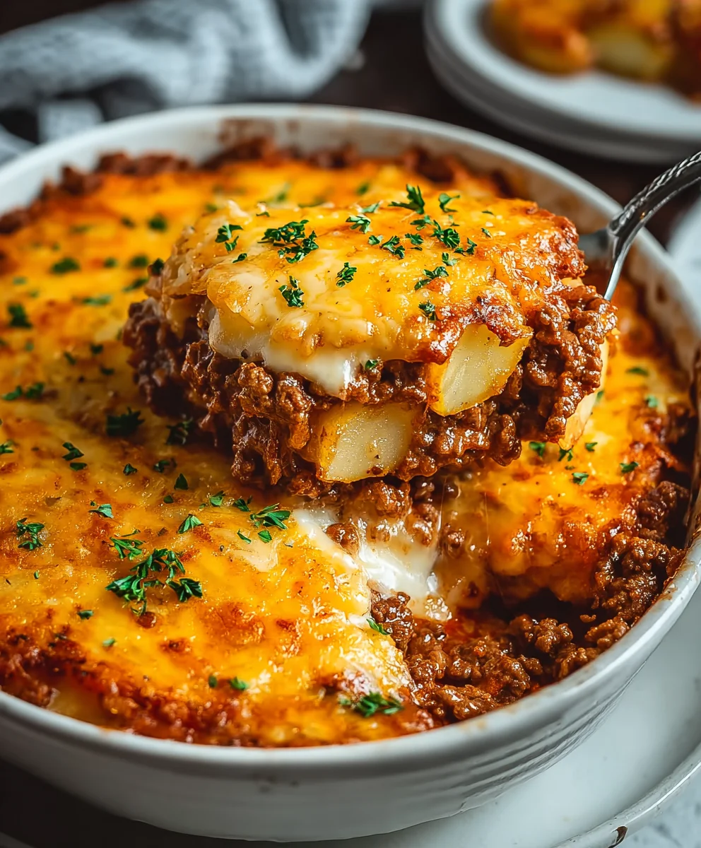 Easy Hobo Casserole Ground Beef Dinner - Quick Comfort Food