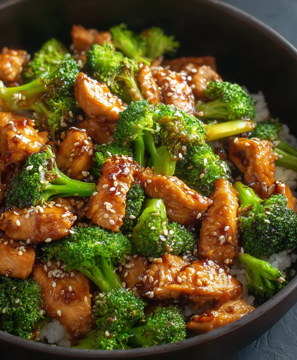 Honey Sesame Chicken Broccoli - Quick & Easy Recipe