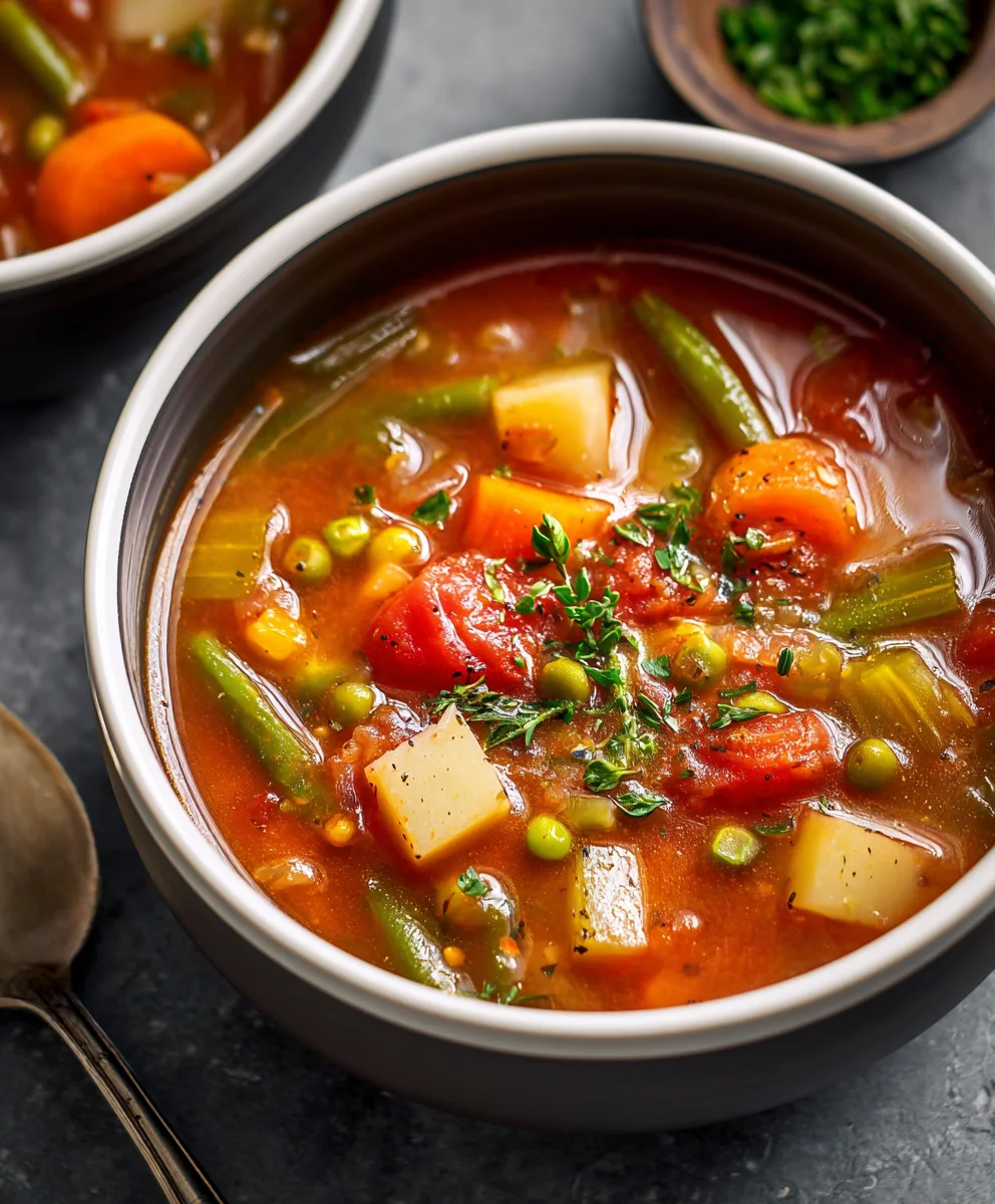 Easy Hearty Vegetable Soup Recipe- Simple & Delicious