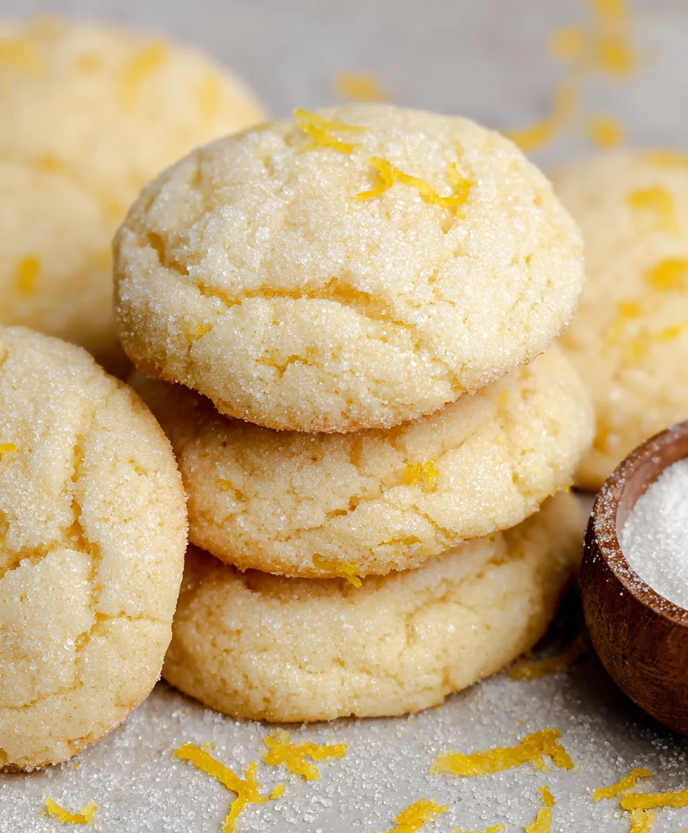 Soft Chewy Lemon Cookies Recipe