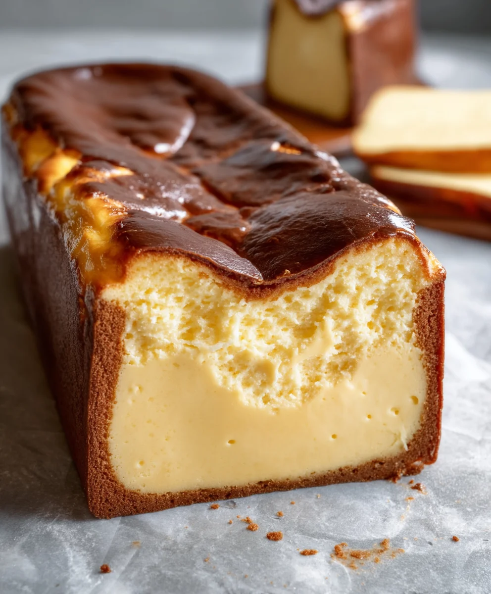 Burnt Basque Cheesecake Loaf Pan Recipe-Indulgent Treat