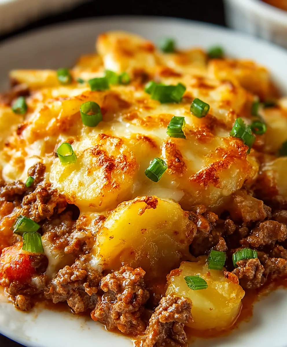 Easy Hobo Casserole Ground Beef Dinner - Quick Comfort Food