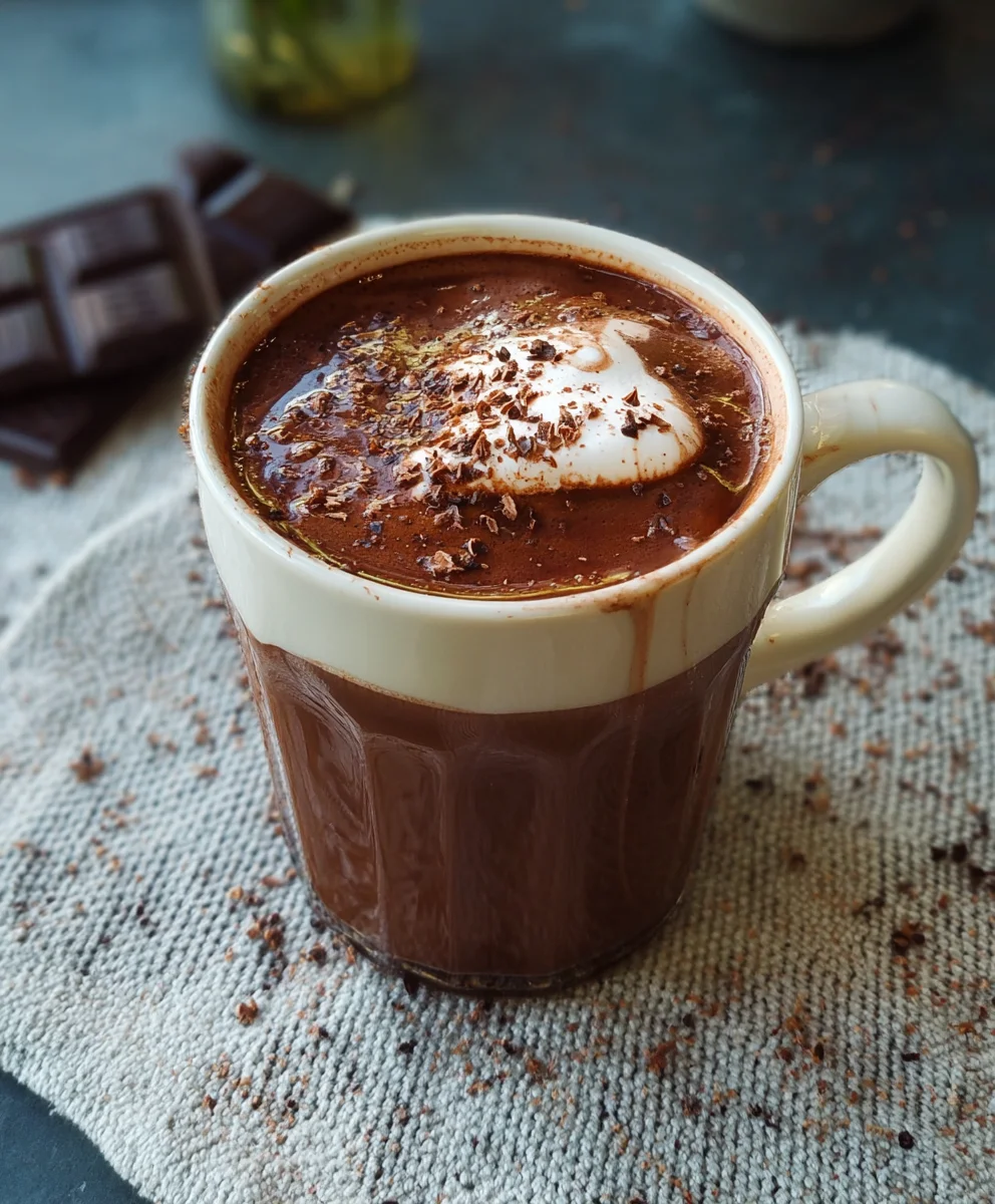 French Hot Chocolate- Rich & Decadent Chocolat Chaud