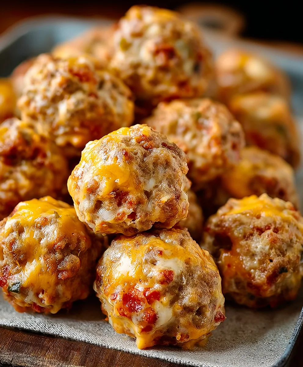Beef Cheese Rotel Balls- Easy Appetizer Recipe