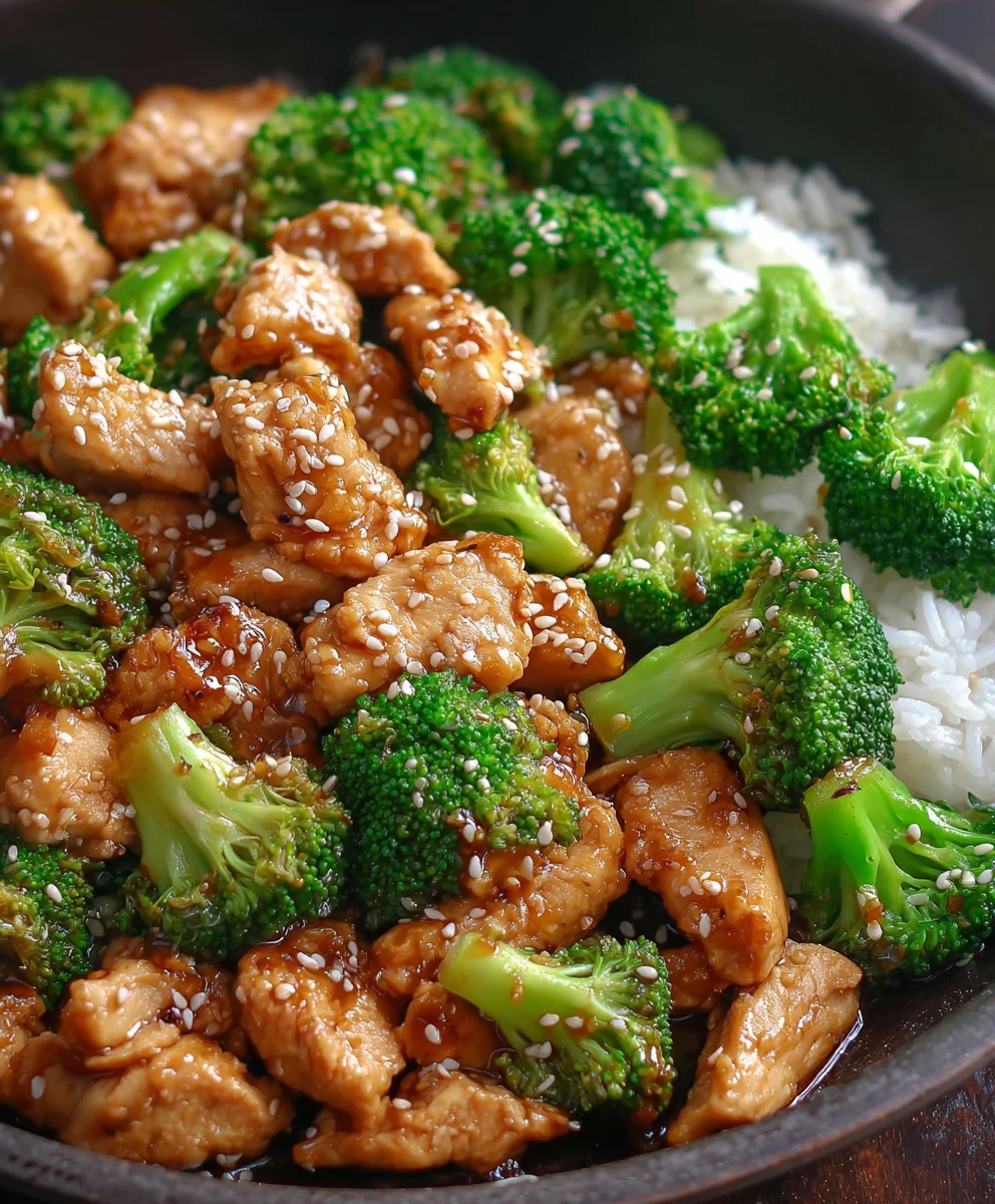 Honey Sesame Chicken Broccoli - Quick & Easy Recipe