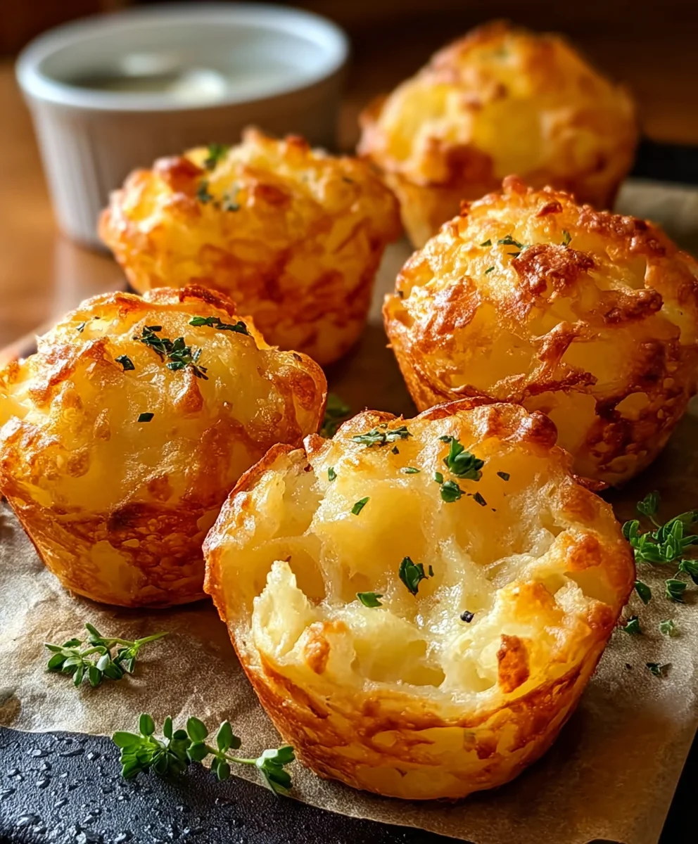 Cheesy Potato Puffs - Melt-in-Your-Mouth Bites