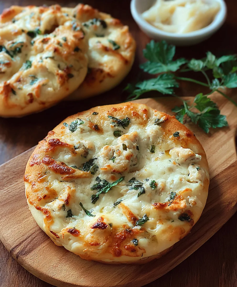 Mini Alfredo Pizza Bites - Easy Cheesy Appetizer