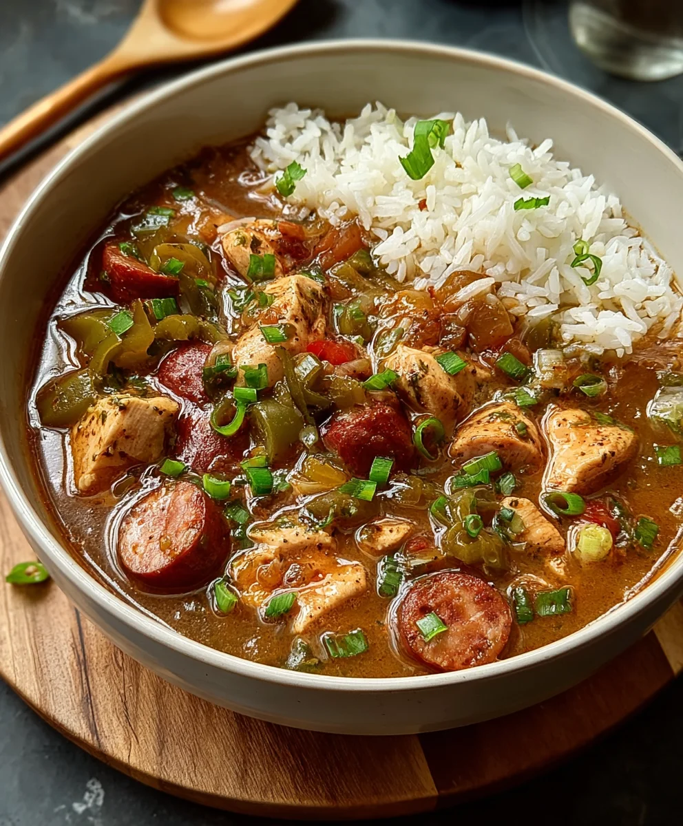 Classic Chicken and Beef Gumbo Recipe