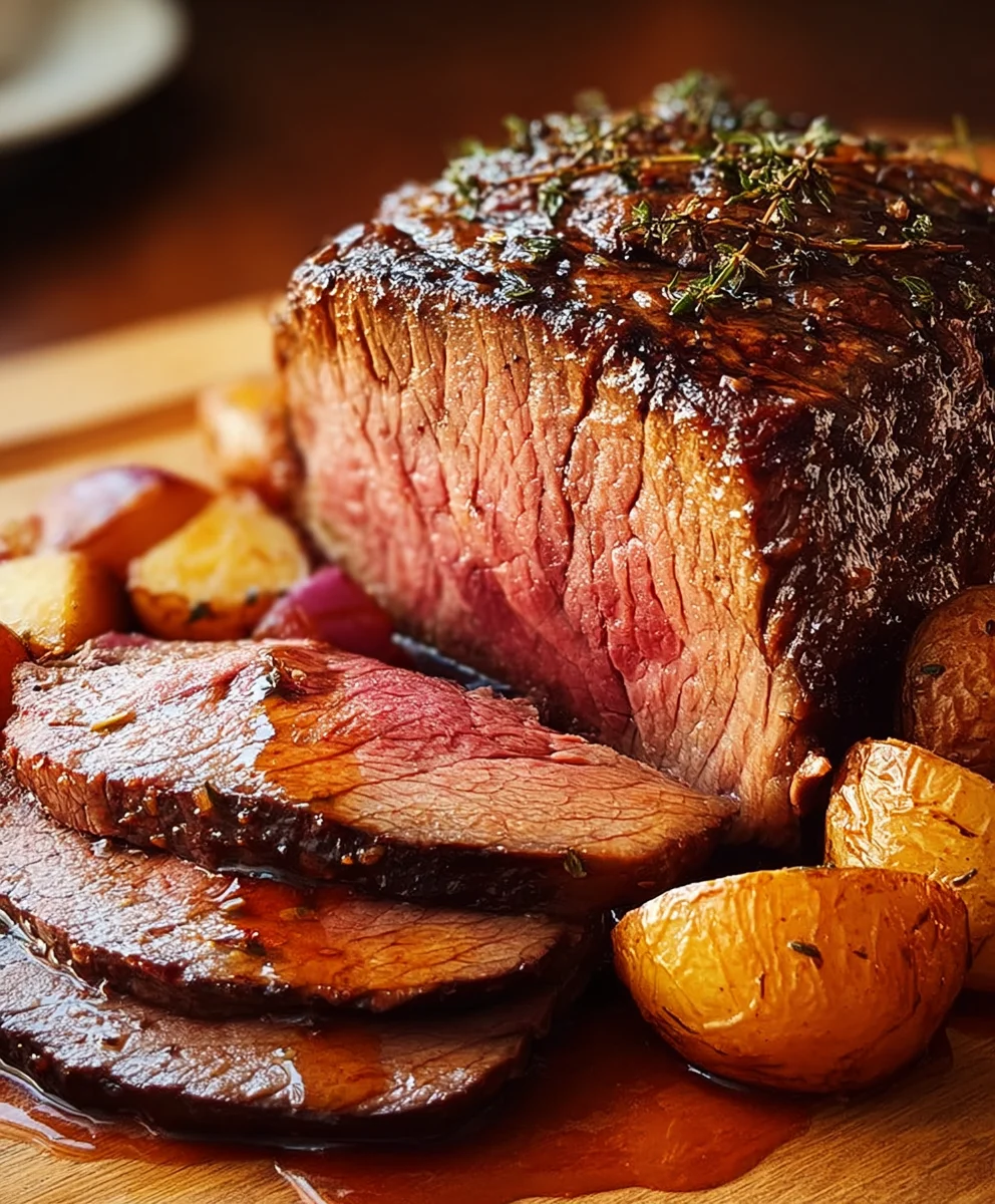 Perfect Roast Beef- Juicy Tender Flavorful Recipe